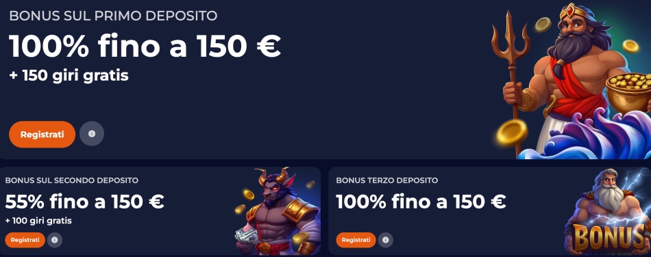 Bonus di Benvenuto del Casinò